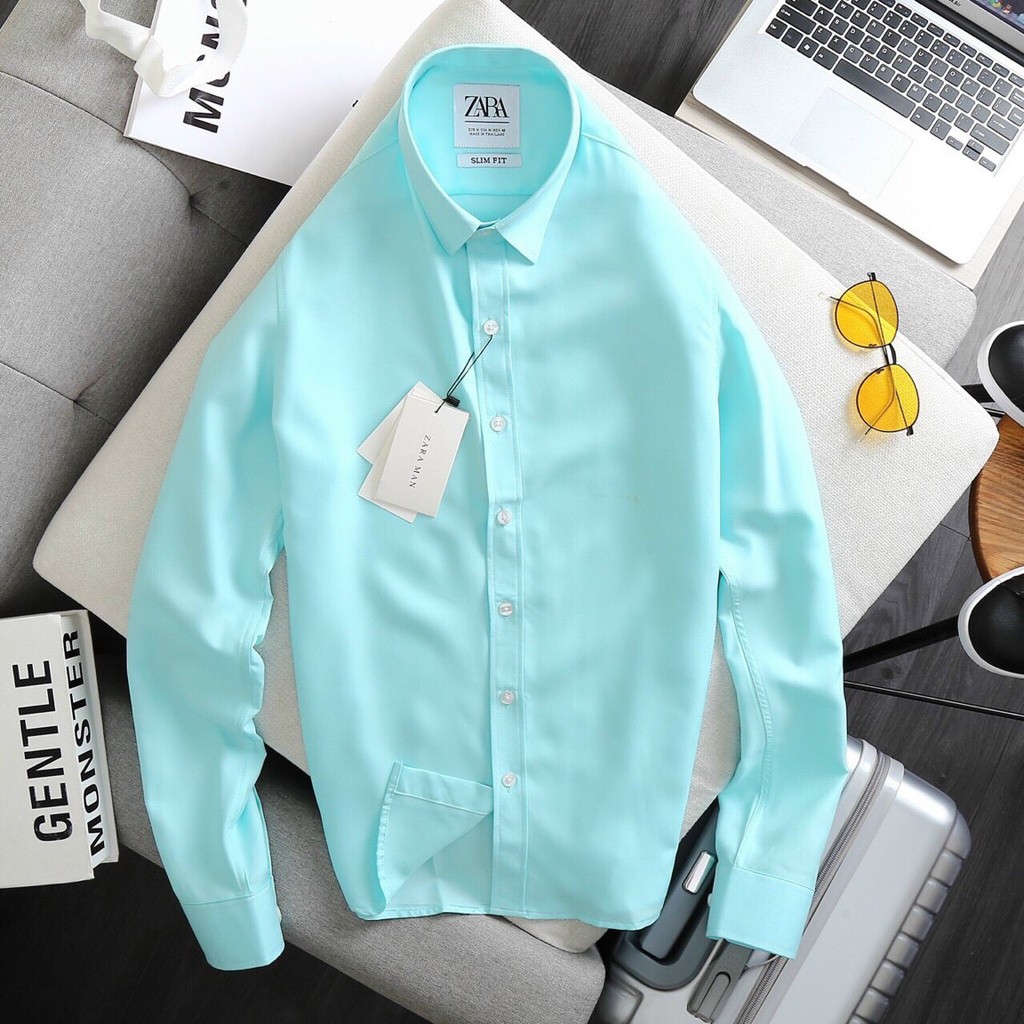 Áo sơ mi nam GẤU 194 Màu Mới vải lụa mềm, thoáng mát, ít nhăn - form regular fit | BigBuy360 - bigbuy360.vn