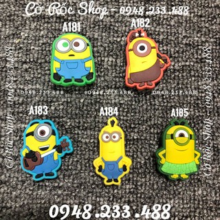 (ẢNH THẬT) - JIBBITZ-Charm-sticker-icon Nút cài trang trí dép Cute (Mã: A181-A197) . Hàng sẵn, ship từ 10 con