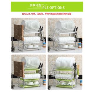 Kệ 3 Tầng Để Chén Dĩa Đa Năng