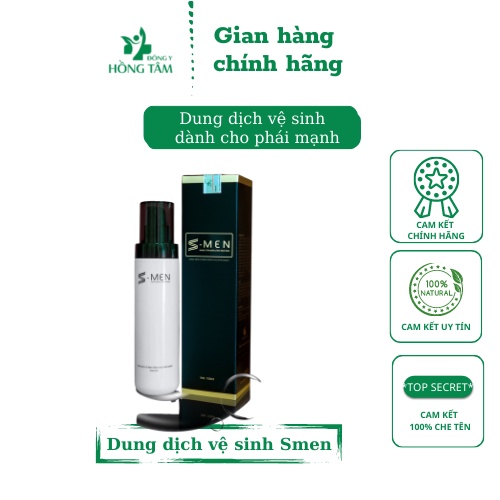 Dung dịch vệ sinh nam Smen (150ml) Hương thơm nam tính khử mùi tốt - Đông Y Hồng Tâm.