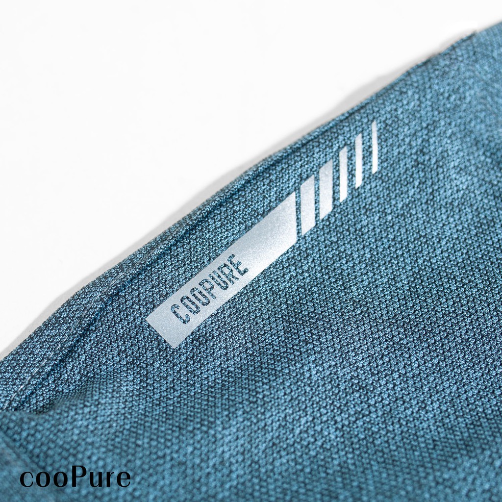 Áo polo nam cooPure màu xanh nhạt, vải Rayon mix sợi Viscose dòng active khỏe khoắn NO.1335 (5 màu)