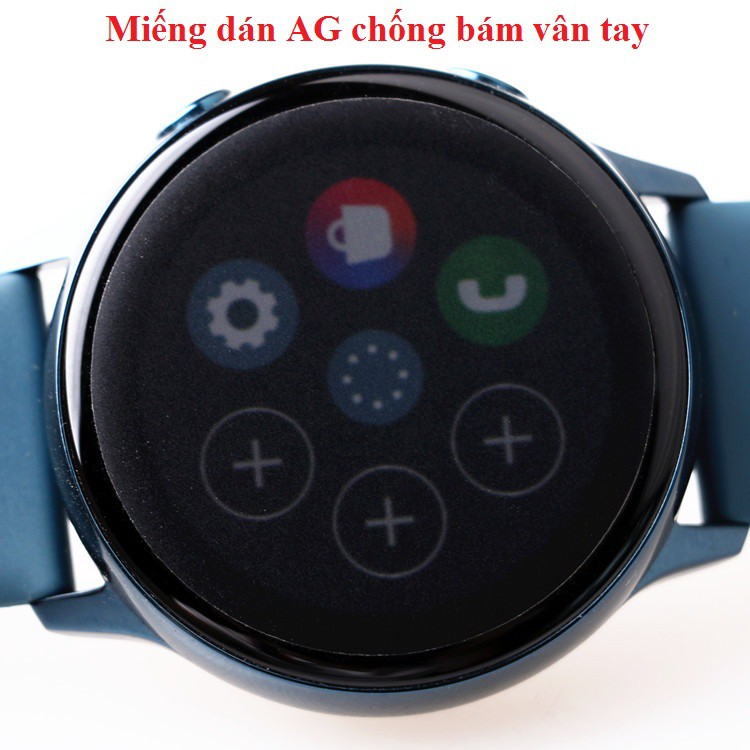 Miếng dán đồng hồ thông minh Samsung Galaxy Watch Acitve, Watch Active 2 chính hãng Gor chống bám vân tay