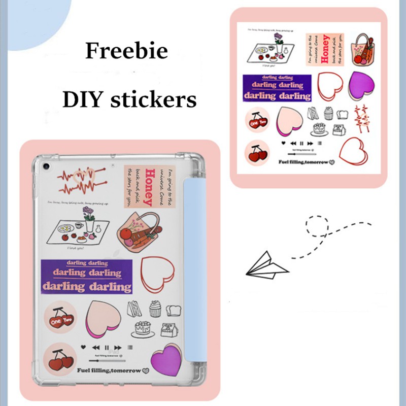 Bao da máy tính bảng NIXXOS có khe cắm bú chống rơi thích hợp cho iPad10 iPad 10.2 gen 7/8/9 10.9 Air 4/5 2021 Pro 11