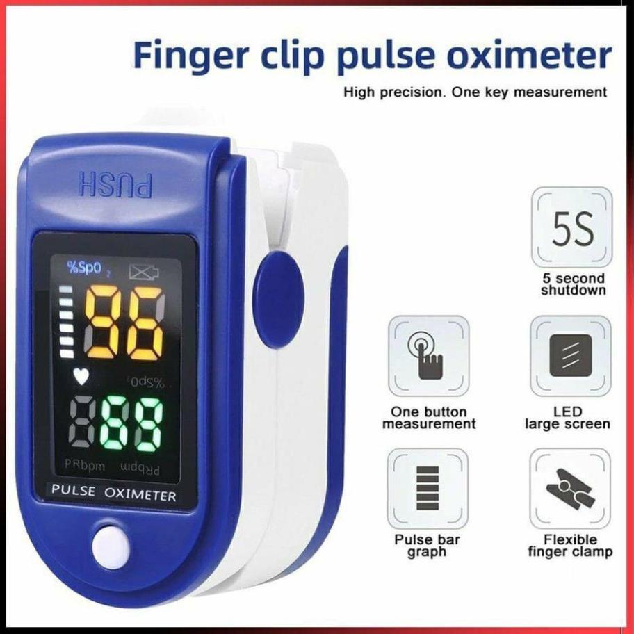 [Giá Sốc] Máy đo SPO2, Máy đo nồng độ oxy trong máu và đo nhịp tim cầm tay LK87