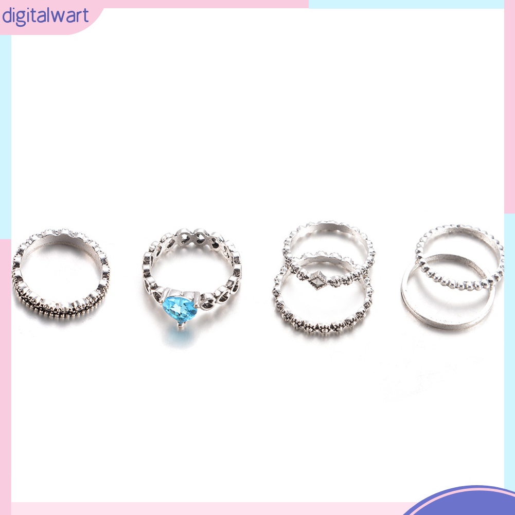 Set 6 Nhẫn Tay Phong Cách Boho Thời Trang Cho Nữ