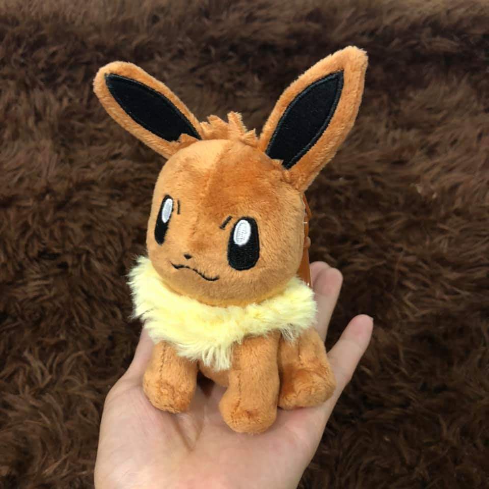 MÓC KHÓA GẤU BÔNG POKEMON EEVEE THƯỜNG (13 CM) MG24