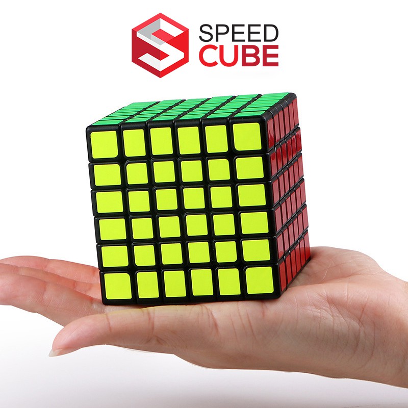 Rubik 2x2 3x3 4x4 5x5 Qiyi , Khối lập phương Rubic Màu đen Hình lá phong SPEED CUBE