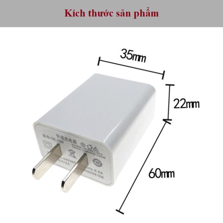 Cục sạc điện thoại nhanh 5V 2A