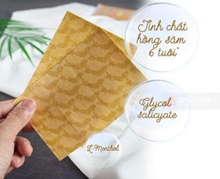 Miếng dán cao sâm Hàn Quốc