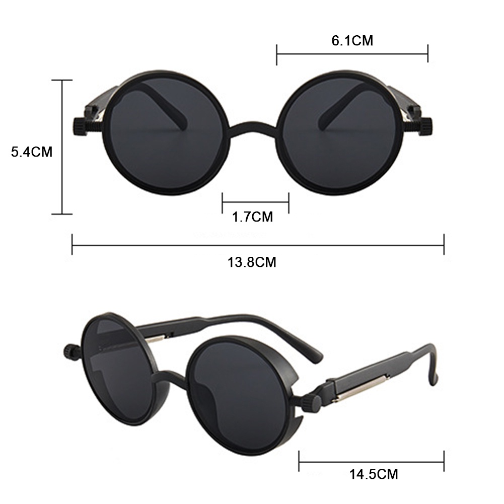 Kính Mát Gọng Tròn Phong Cách Retro Thời Trang Cho Nam Nữ