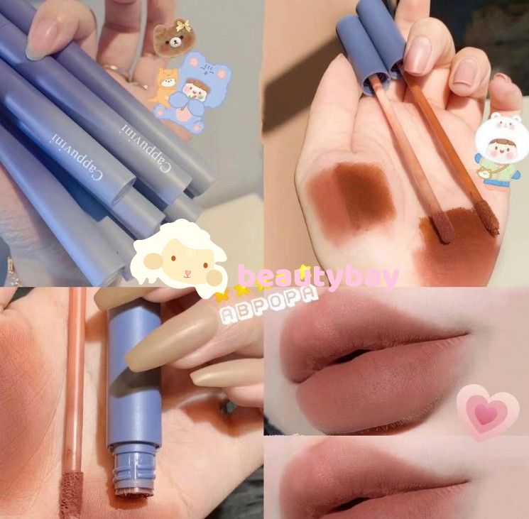 CHERRY Son kem lì Cappuviini lâu trôi mềm mượt không gây khô môi beautybay