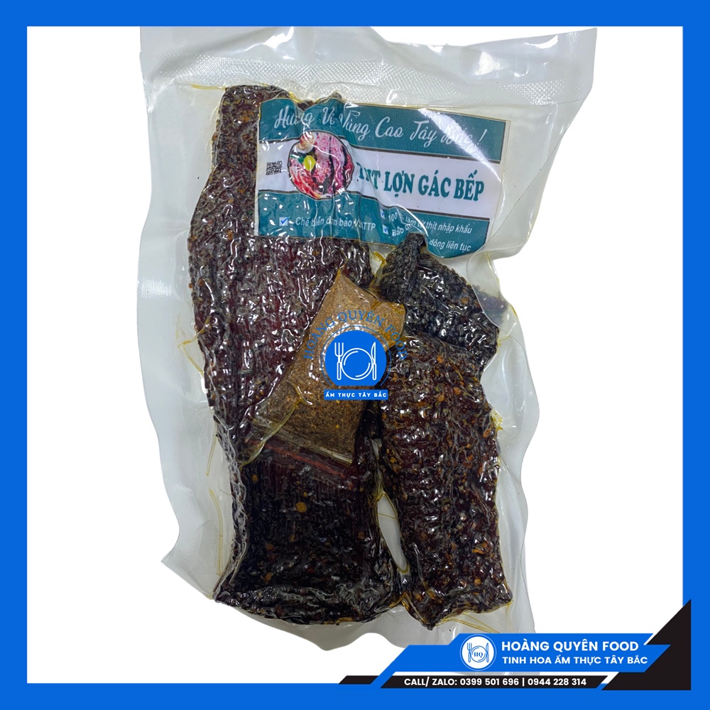 Thịt Lợn Gác Bếp Ẩm Thực Tây Bắc Thơm Ngon Chuẩn Vị 1KG - TẶNG CHẨM CHÉO - Khô Heo Gác Bếp | HQ FOOD | BigBuy360 - bigbuy360.vn