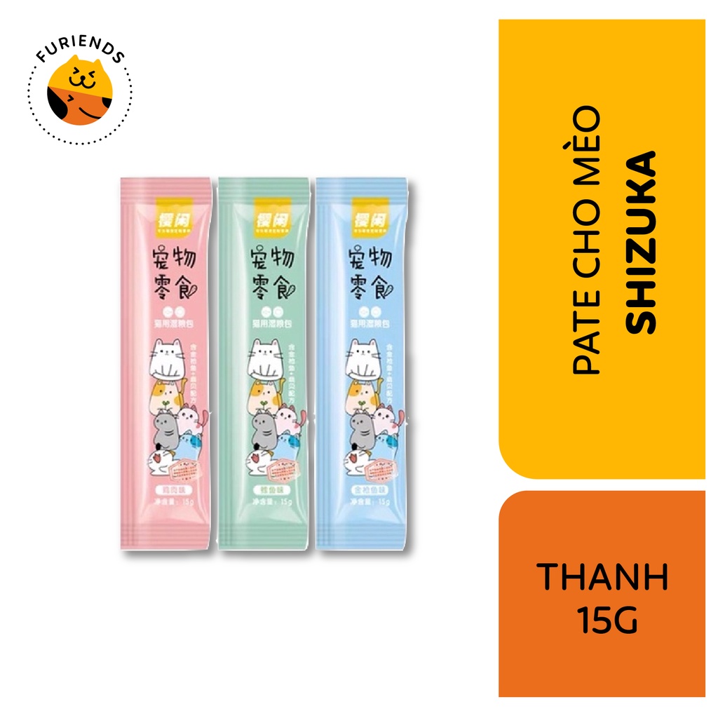 [Combo 100 thanh] Súp thưởng Shizuka cho mèo thơm ngon, siêu rẻ thanh - Furiends Pet Store