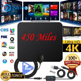 Anten TV trong nhà khuếch đại tín hiệu HD HDTV khoảng cách 450 dặm