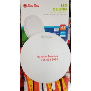 Đèn led ốp trần tròn cảm biến radar 18w ln12.rad 220/18w