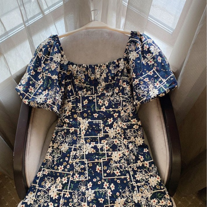 Đầm hoa ,váy chữ a cao cấp TÍT_FASHION size m l xl | BigBuy360 - bigbuy360.vn