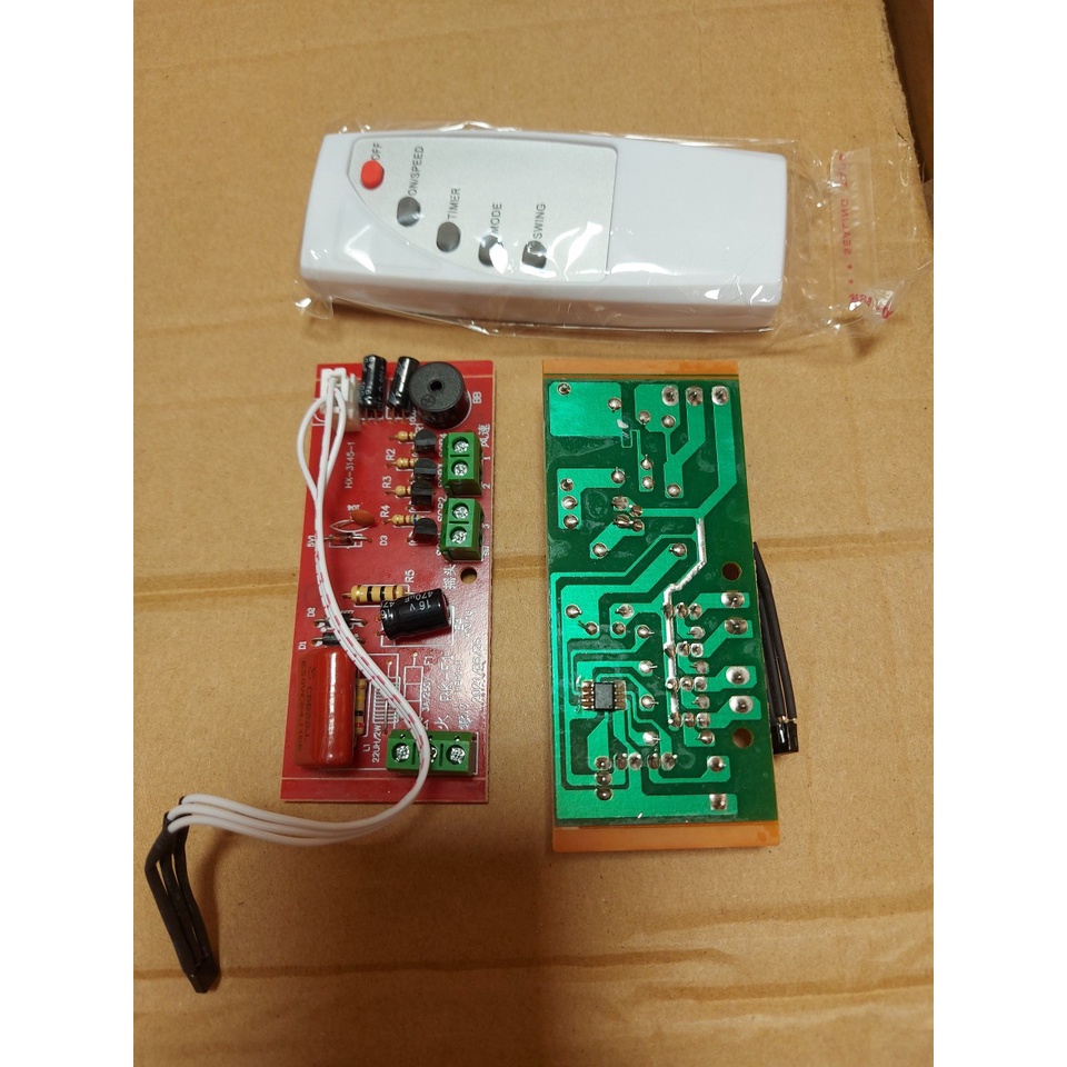 Combo 2 bộ điều khiển từ xa cho quạt  ,quạt điều khiển từ xa 110v-220v /70w