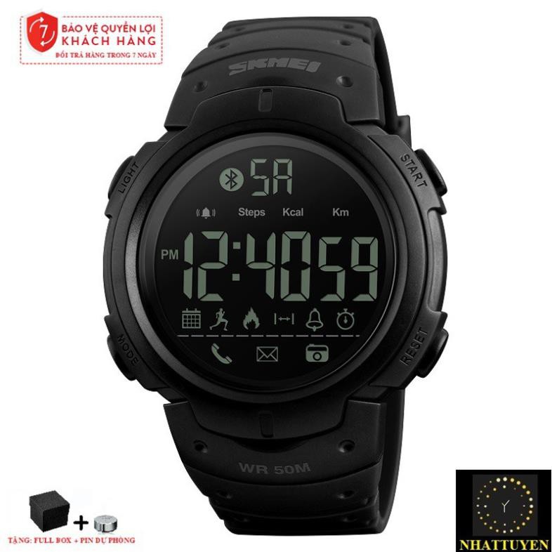 ĐỒNG HỒ NAM SKMEI 1301, ĐỒNG HỒ ĐIỆN TỬ THÔNG MINH, KẾT NÓI BLUETOOTH NHANH CHÓNG, TIỆN LỢI