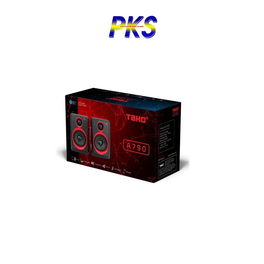 Loa vi tính 2.0 TAKO A790 âm thanh cực chất