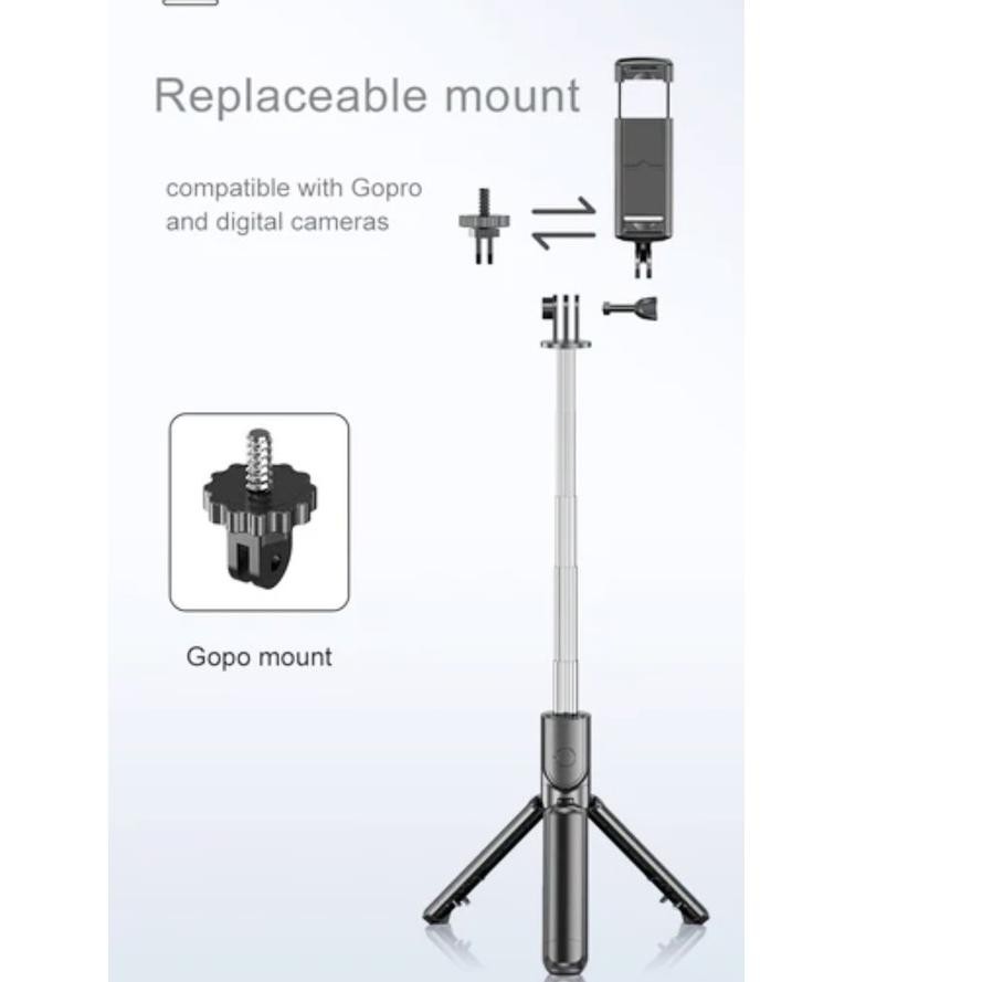 Gậy Selfie S03 Kết Nối Bluetooth 3 Trong 1 Cho Ios Android Gopro | BigBuy360 - bigbuy360.vn