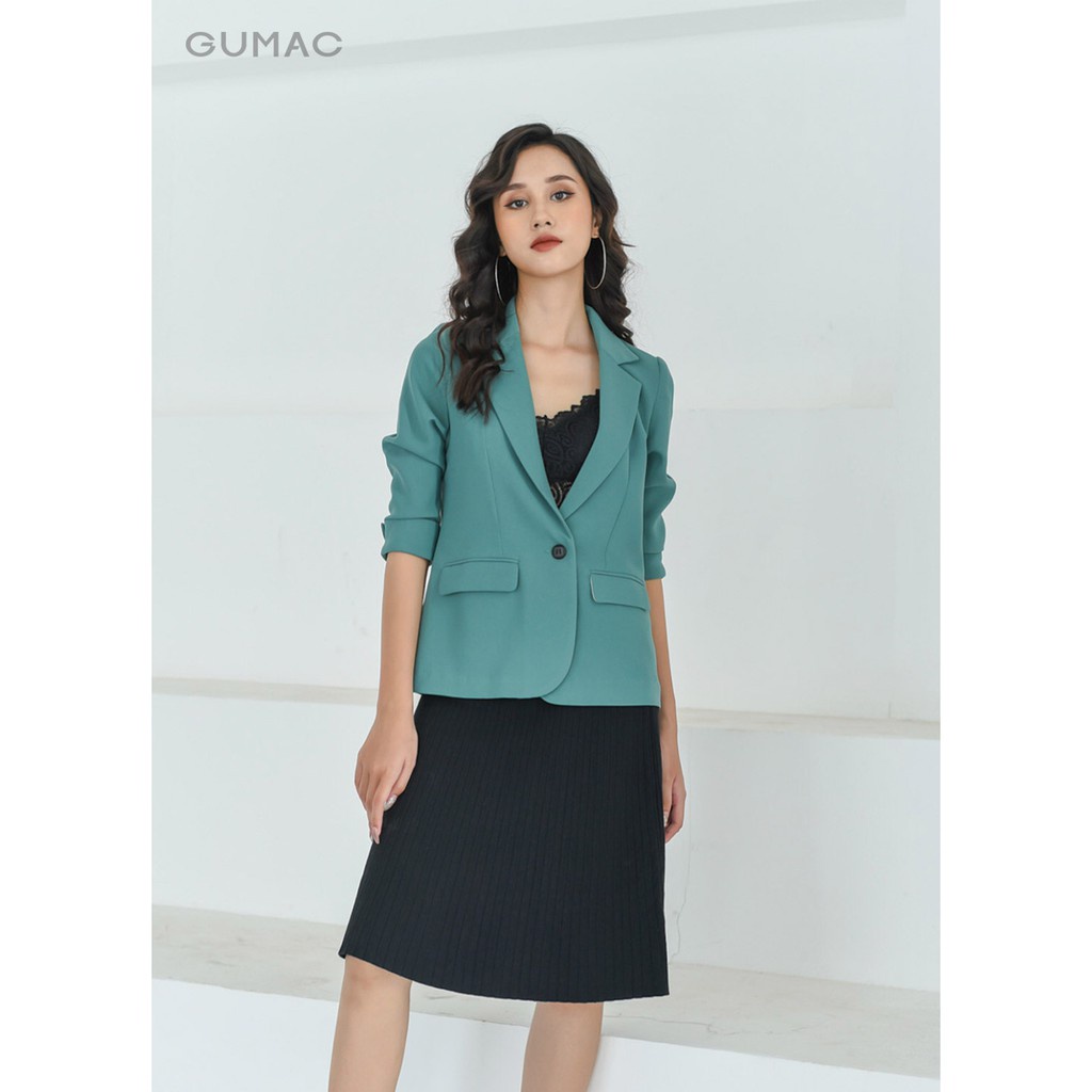 Chân Váy len xòe dài GUMAC VA9218