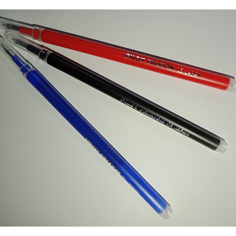 sét 3 ruột bút bi pilot xóa được Xanh Đỏ Đen _ ngòi 0.5