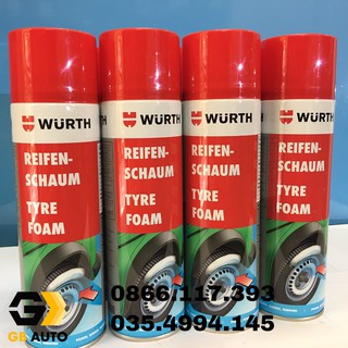 CHAI XỊT BÓNG LỐP BẢO VỆ LỐP WURTH