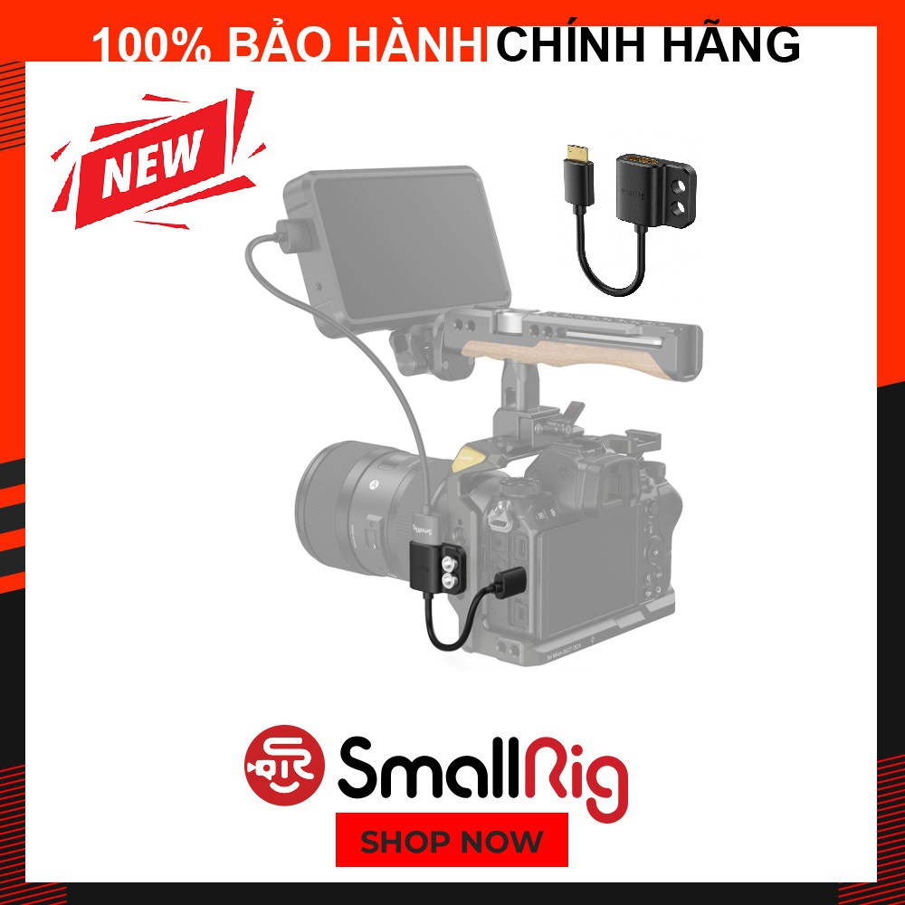 Cáp HDMI 4K Ultra hỗ trợ Máy ảnh giao diện loại HDMI-C và màn hình giao diện loại HDMI-A - SmallRig 3020 (NRUWB)