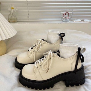 [Sẵn] Giày Boots Oxford Đế Cao 5cm ( Size 35 - 39 )