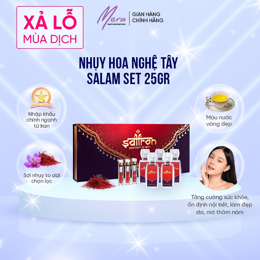 25gr Nhuỵ Hoa Nghệ Tây SAFFRON SALAM   [Date 03/2023]