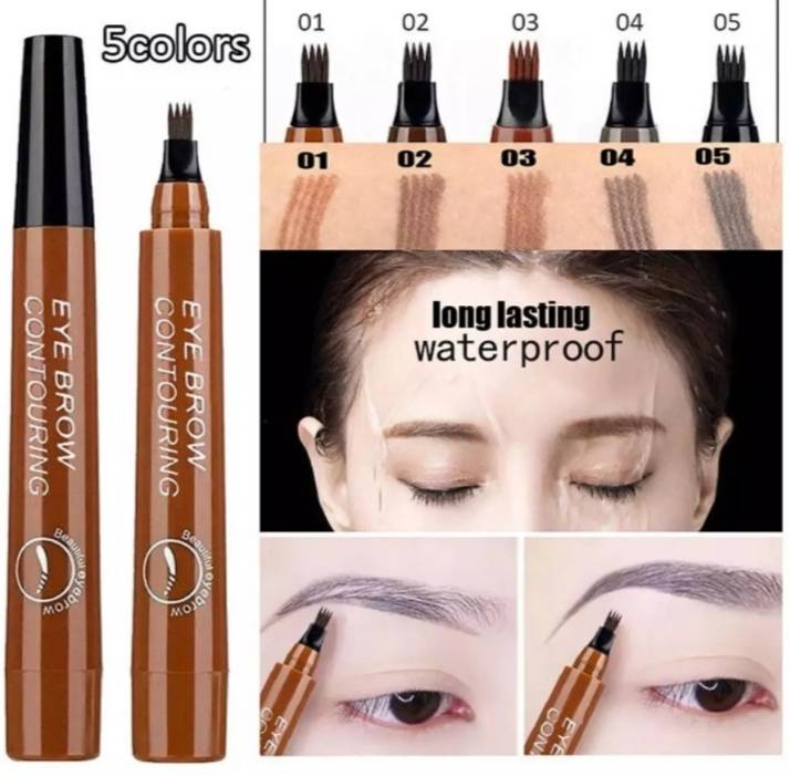 Bút Kẻ Lông Mày Dạng Lỏng Hai Đầu Lâu Trôi Không Nhòe