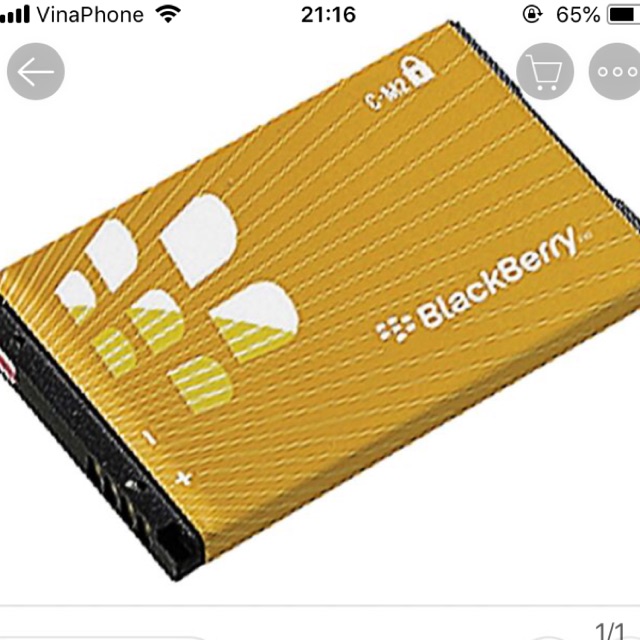 Pin xịn cho máy Blackbery 8100