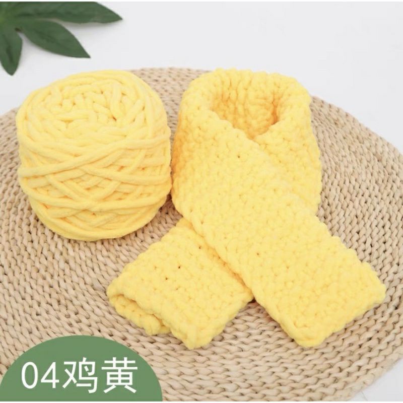 [Có video hướng dẫn] Set Đan khăn Len Bông Sữa choàng cổ Tự đan