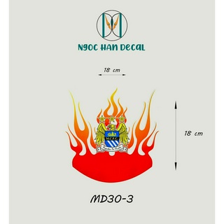TEM DÁN MỎ DÈ XE MÁY30