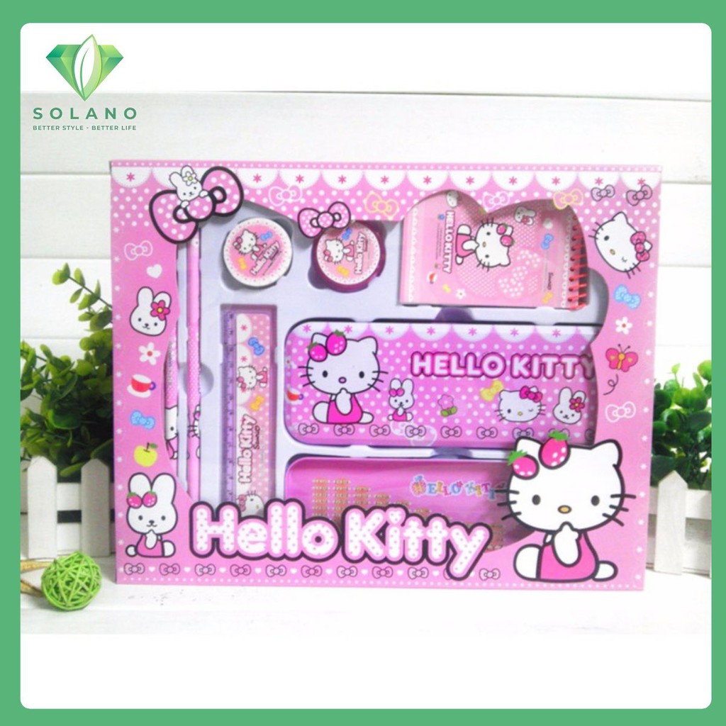 Bộ đồ dùng học tập Hello Kitty