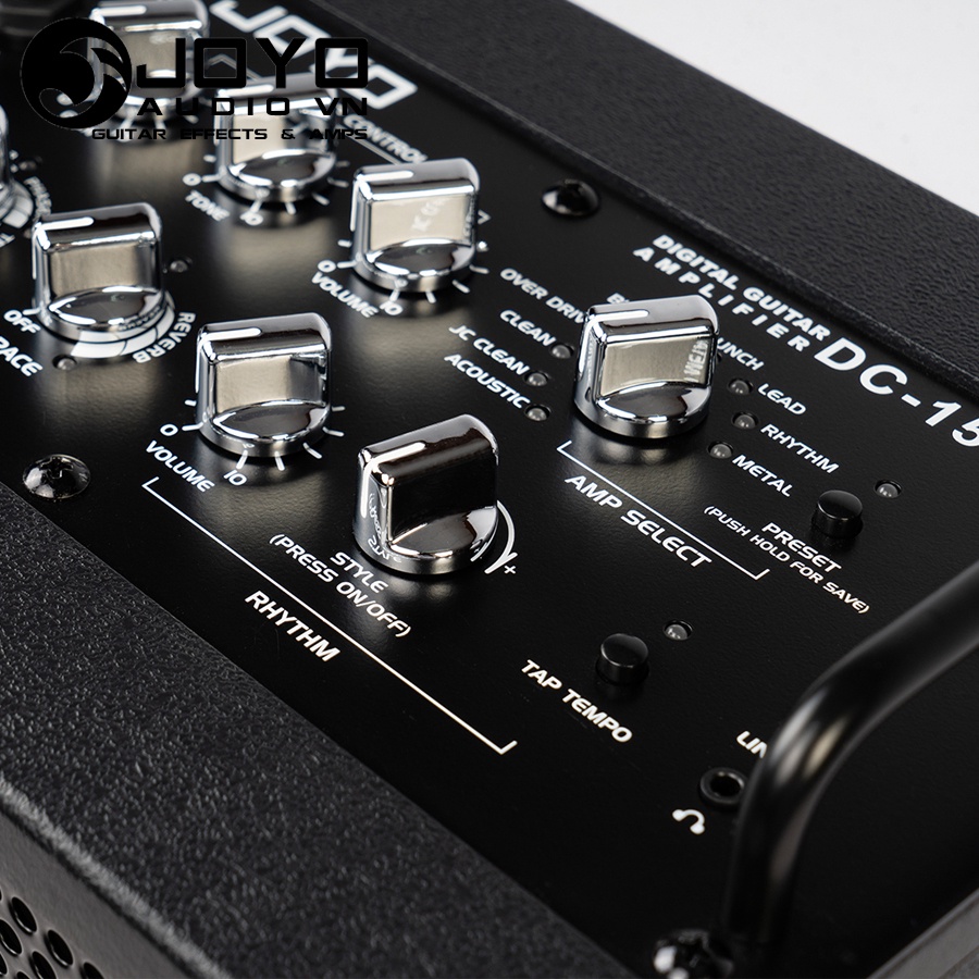 Joyo DC-15S - Loa Amplifier Guitar Bluetooth 4.0 Kèm Footswitch , Pin Sạc Tích Hợp