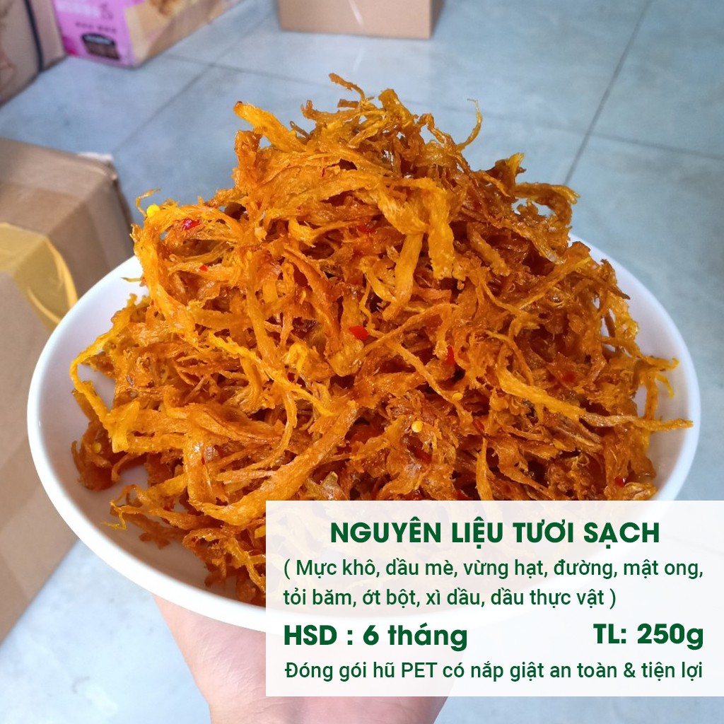 Mực Xé Tẩm Gia Vị 250G Ecofood - Đồ Ăn Vặt Việt Nam - An Toàn Vệ Sinh Thực Phẩm | BigBuy360 - bigbuy360.vn