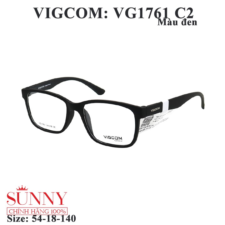 VG1761 - gọng kính Vigcom chính hãng, bảo hành toàn quốc