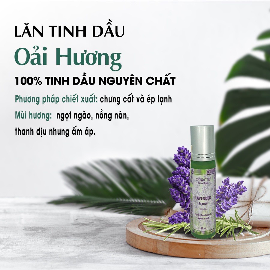 Tinh dầu massage body (body oil) 100% tự nhiên thương hiệu Aroma (France)