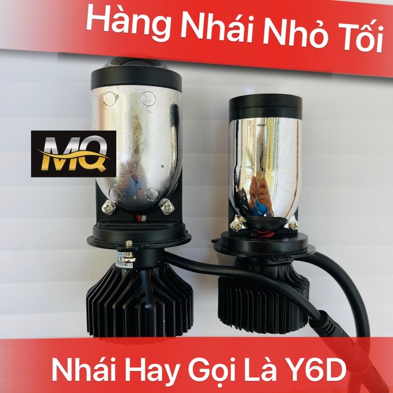 🔥ĐÈN PHA LED BI CẦU M01B MINI💥GOM ÁNH SÁNG CHỐNG CHÓI MẮT💥