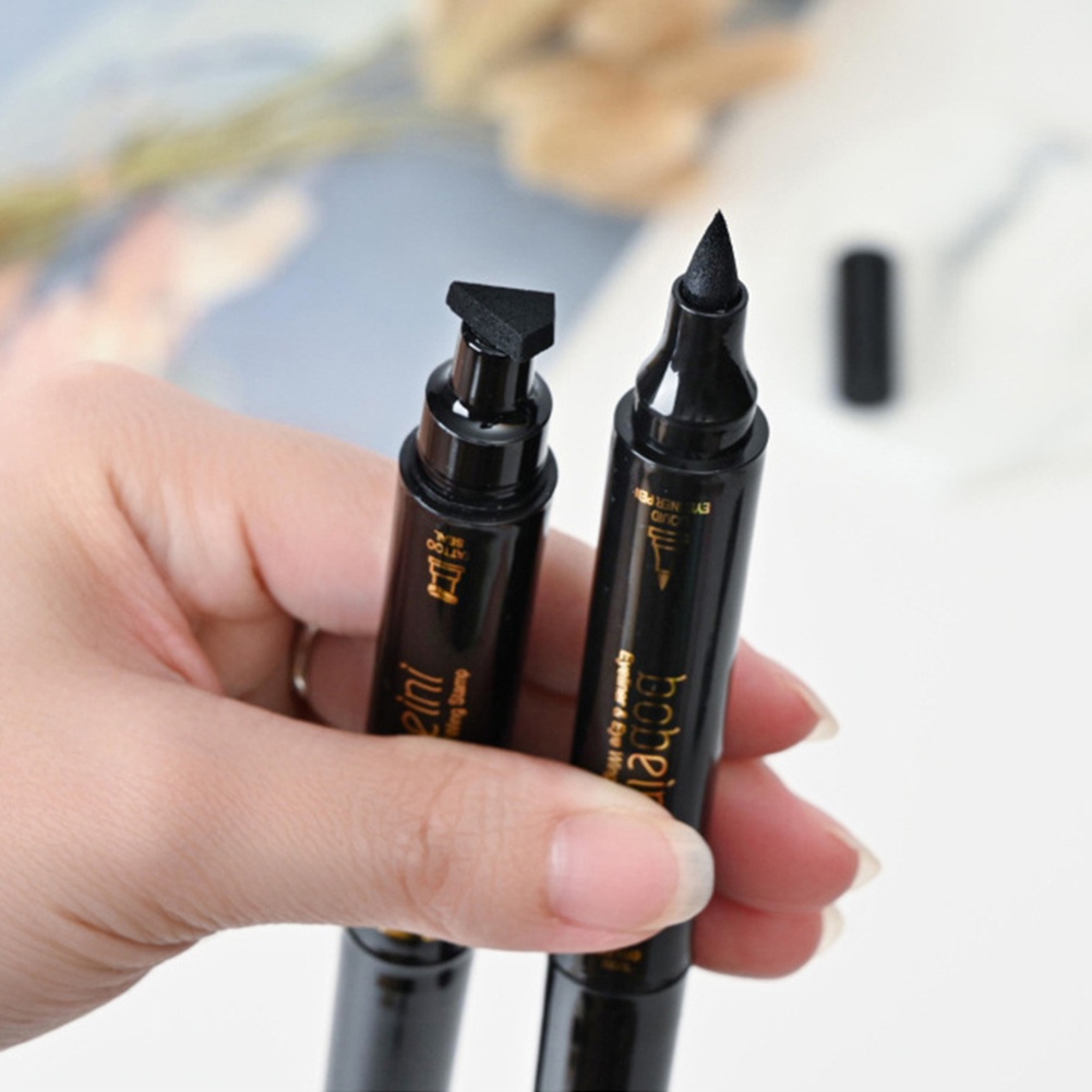 Bobeini eyeliner double-headed wing seal quick-drying waterproof and sweat-proof not easy to smudge makeup women