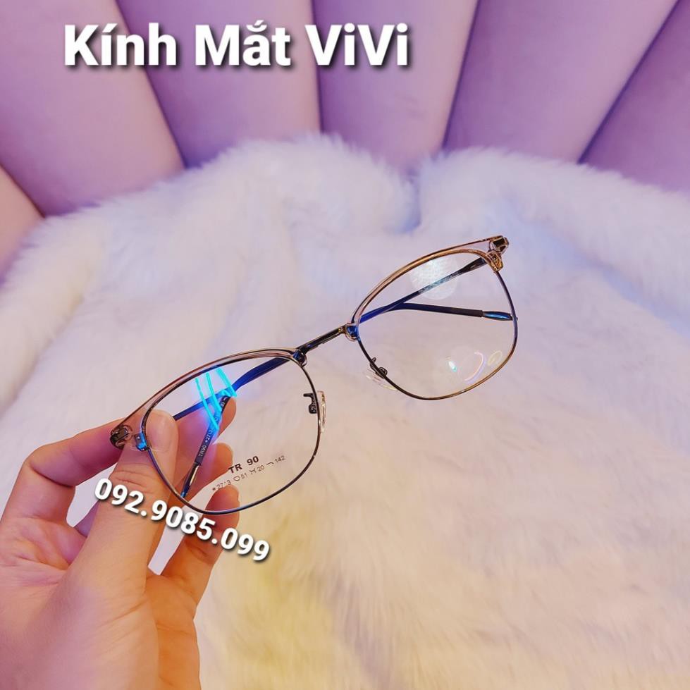 Gọng kính cận kim loại thanh mảnh V2713 - Kính thời trang 0 độ | BigBuy360 - bigbuy360.vn