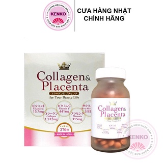 Viên uống trắng đẹp da Collagen Placenta 270 viên 5 in 1 Nhật - HÀNG NỘI ĐỊA NHẬT