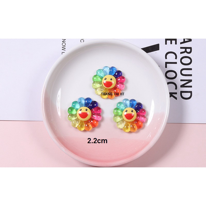 Kaikaikiki 2.2cm phụ kiện trang trí slime cột tóc
