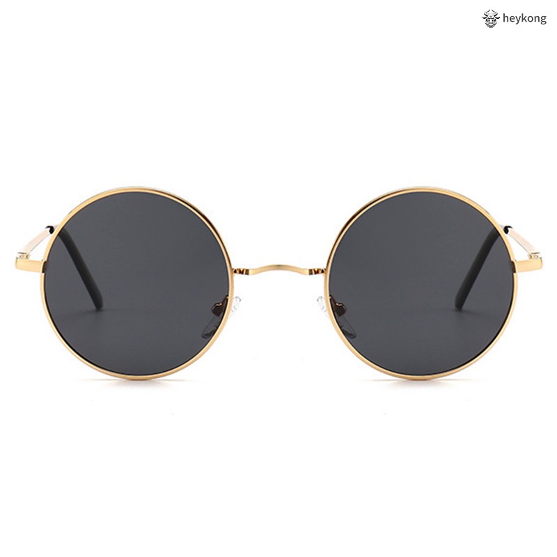 Vintage Retro Round Sunglasses Metal Circle Frame Casual Sunglasses for Men | BigBuy360 - bigbuy360.vn