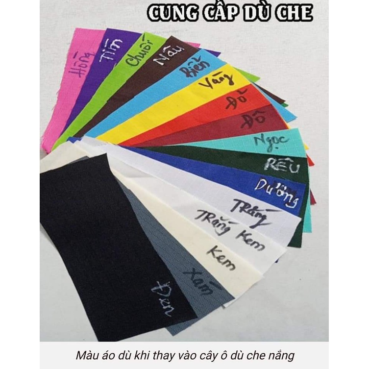 Bạt dù lệch tâm vuông 3m x 3m