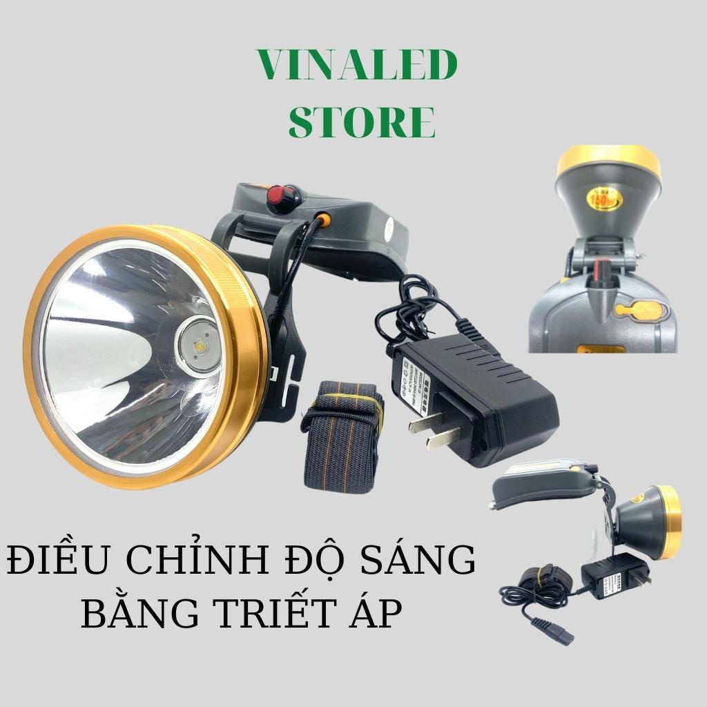 Đèn pin đội đầu siêu sáng điều chỉnh triết áp 1600 công suất 150W chóa 10cm