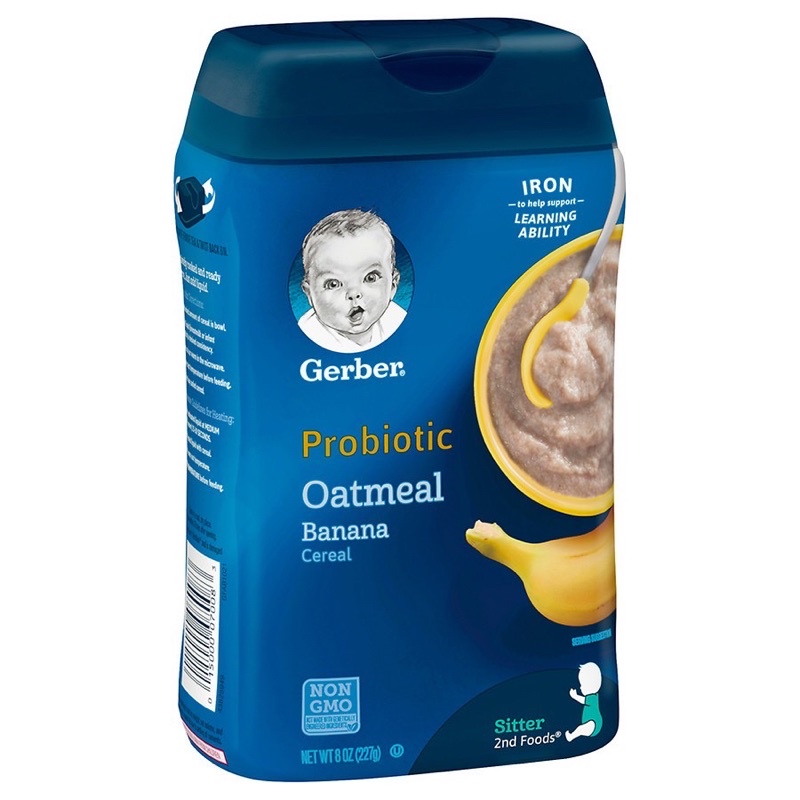 Bột ăn dặm Gerber vị chuối 227g cho bé