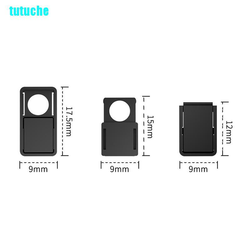 tutu 3pcs Webcam Cover Camera Privacy Slider Sticker Protect For Laptop Tablet Phone