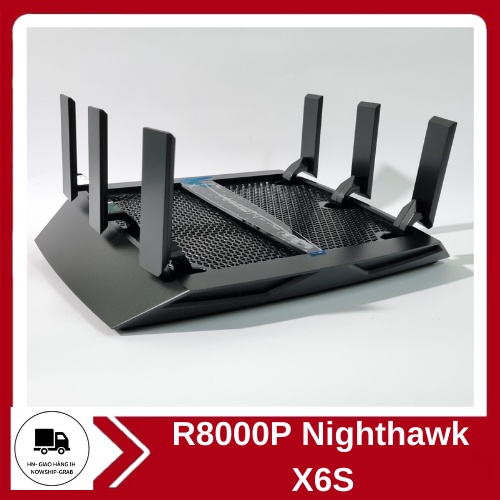 Bộ phát WiFi Netgear R8000P Nighthawk X6S AC4000 Ba băng tần tốc độ 4000Mbps